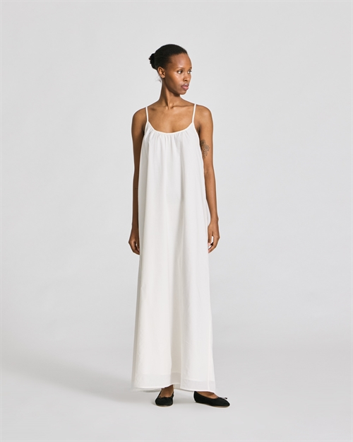 GAI + LISVA LEA VOILE DRESS EGRET